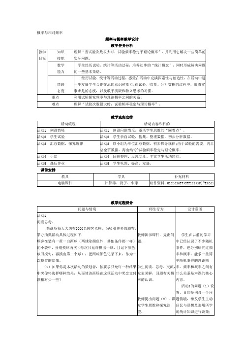 概率与相对频率