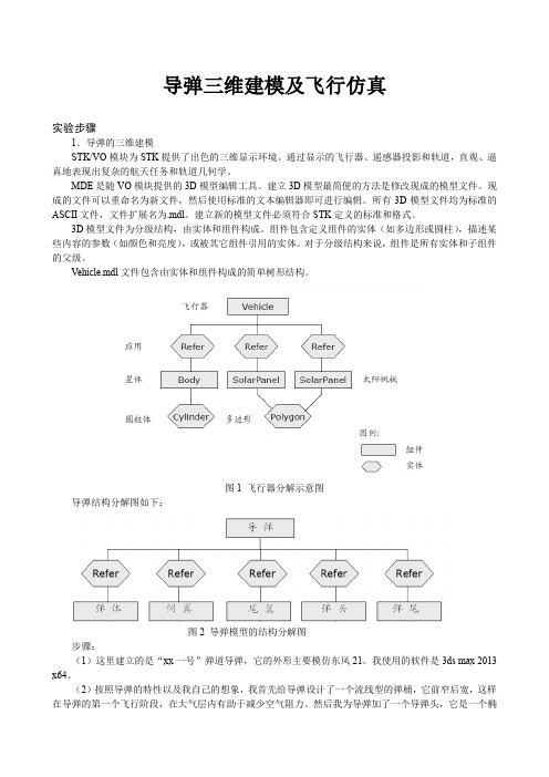 导弹三维建模及飞行仿真