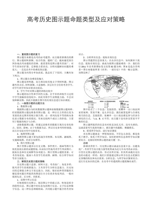 高考历史图示题命题类型及应对策略