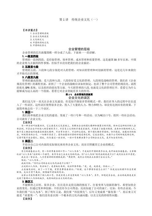 时代光华课件——企业文化建设