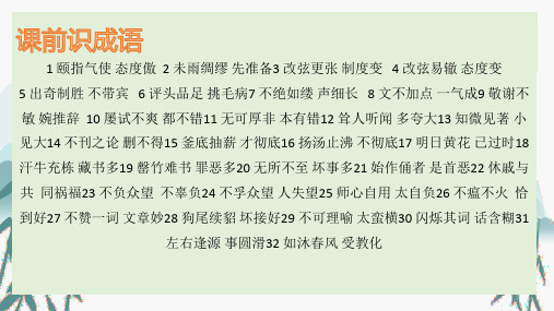 2023届高考语文复习：小说阅读专项复习能力训练一+课件