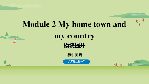 外研版八上英语Module2 My home town and my country 模块提升专题课