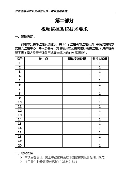 视频监控系统范例