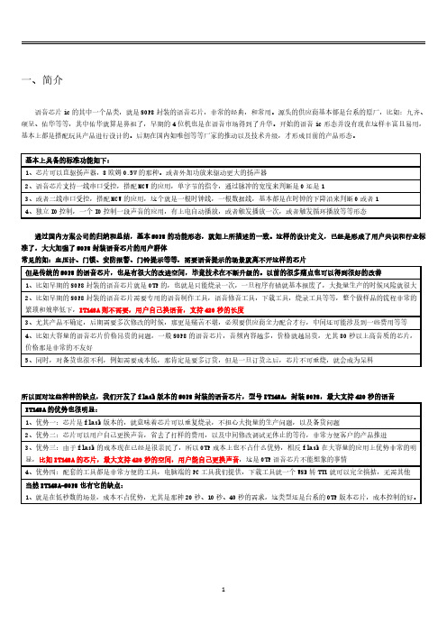 sop8语音芯片选型分析,看完本文就足够了