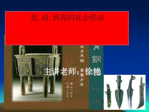 夏、商、西周的社会经济 PPT课件 5 人教版