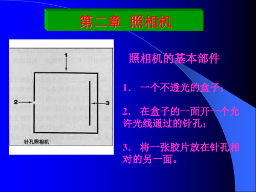 照相机的基本原理ppt模板