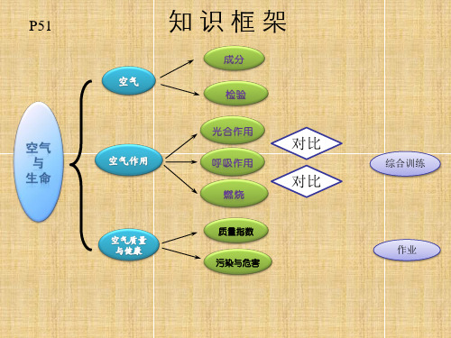 牛津上海版科学六下《第7章空气与生命》ppt课件