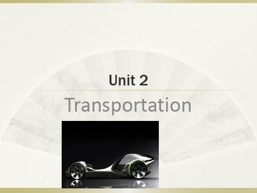 unit 2 Transportation