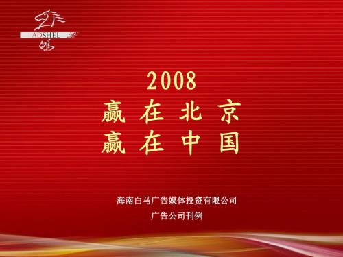 2008赢在中国-广告公司