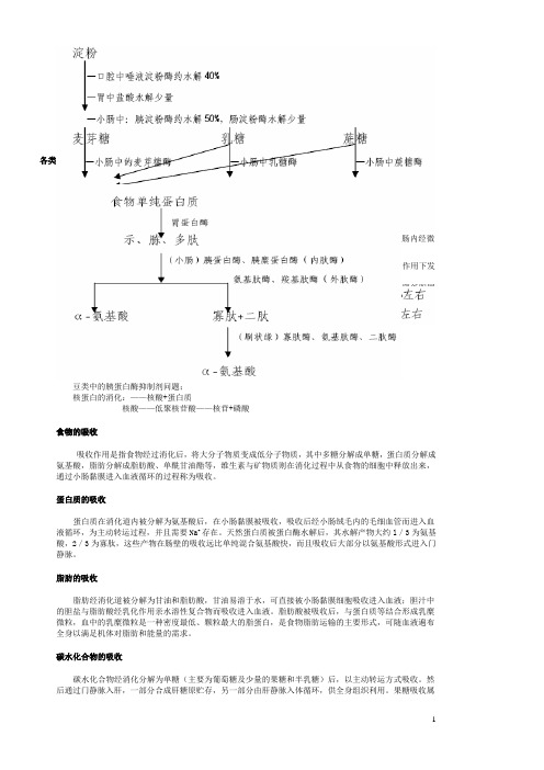 食物在体内的消化吸收论文