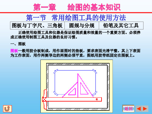 《机械制图》课件01绘图的基本知识PPT精品文档21页