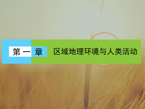 2020-2020学年高中湘教版 地理必修3课件:第1章 区域