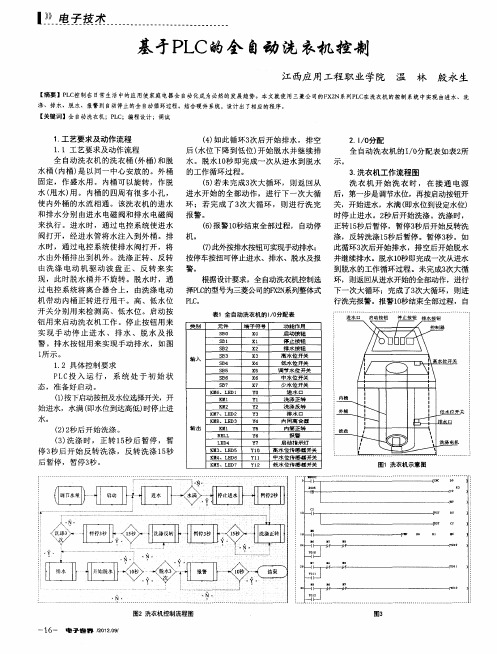 基于PLC的全自动洗衣机控制