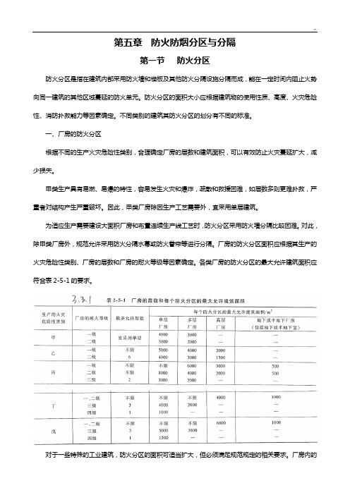 消防项目工程师防火防烟分区与分隔