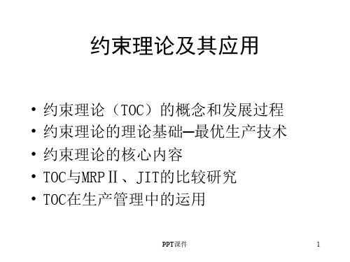 约束理论(TOC)  ppt课件