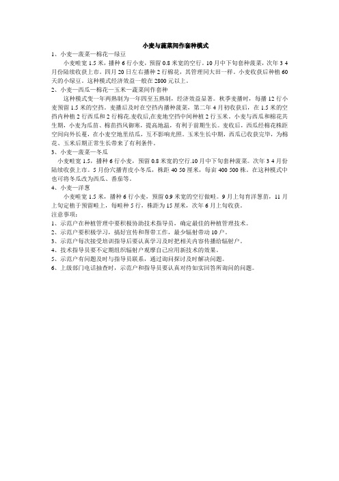 日光温室春茬菇菜间作