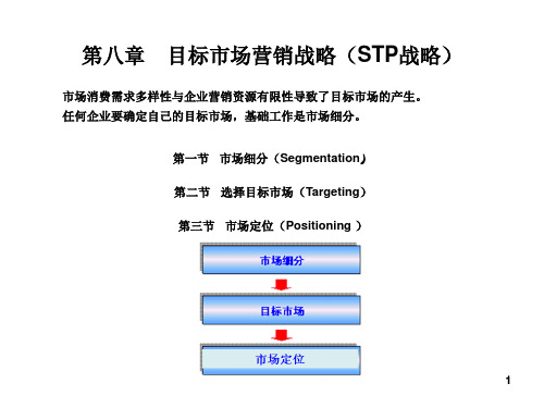 第8章   目标市场营销战略总结PPT课件