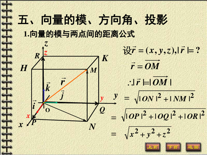 向量的模