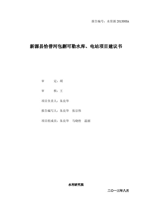 报告编号