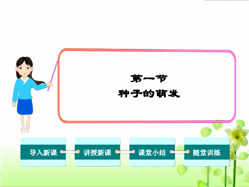 人教版七年级上册生物第三单元第二章被子植物的一生全套课件