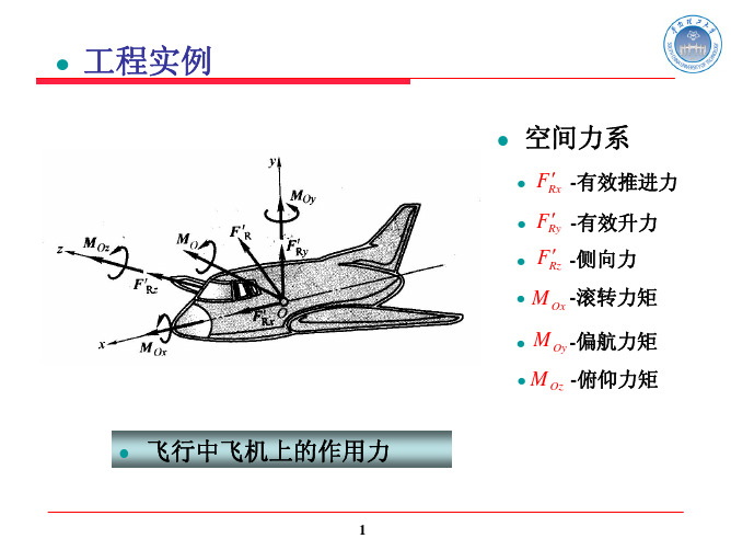 Lllx3空间力系(Hong))---华南理工大学理论力学课件