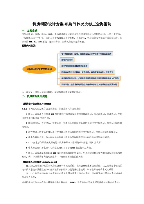 某检察院机房消防设计方案