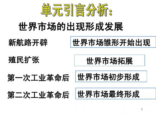 高中历史必修二第二章第五课 开辟新航路