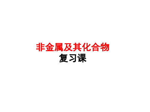 化学各单元知识点总结第四章复习课