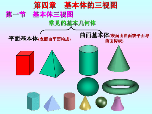 工程制图 第4章 基本体的三视图