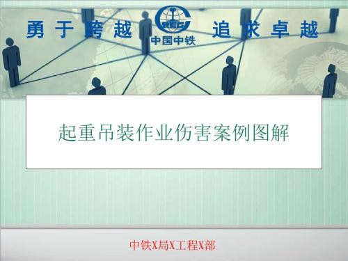 起重吊装作业伤害事故案例图解-PPT精品文档