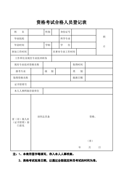 资格考试合格人员登记表.docx