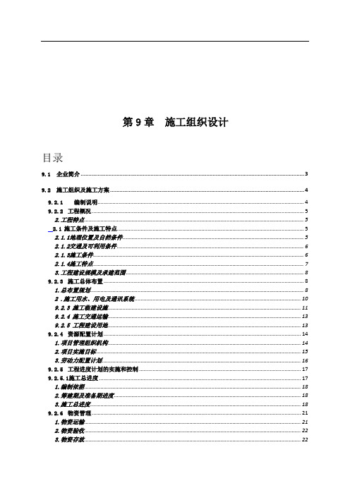 光伏电站100Mwp施工组织设计