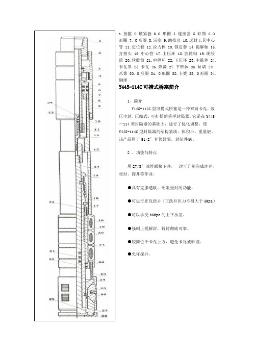 可捞式桥塞