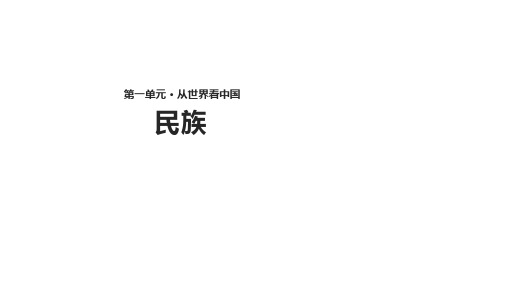 (完整)人教版八级上册地理课件：《民族》(1)精品PPT资料精品PPT资料