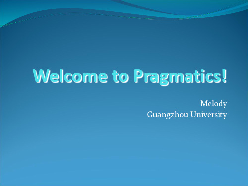 Pragmatics-1