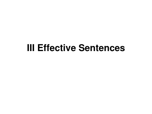 Effective-sentences