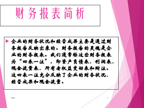 (汇总)利润表分析课件.ppt