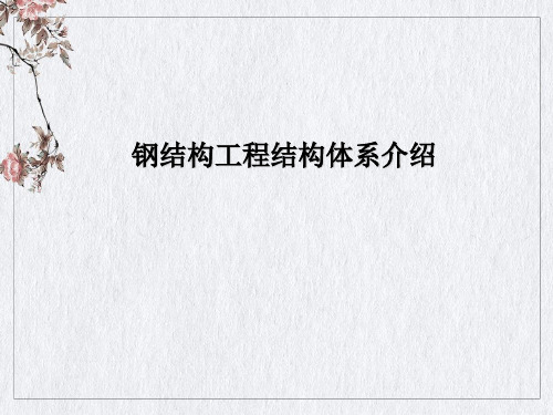 钢结构工程结构体系介绍(PPT38页)