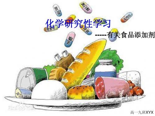 化学研究性学习之食品添加剂