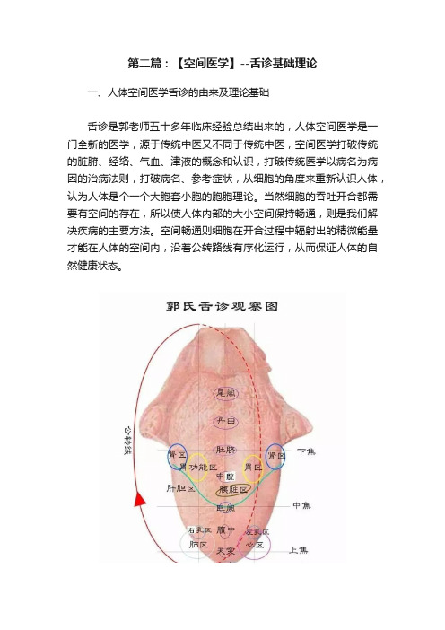 第二篇：【空间医学】--舌诊基础理论