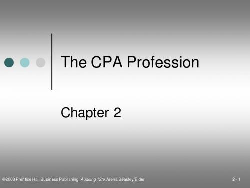 Auditing and Assurance Chapter02