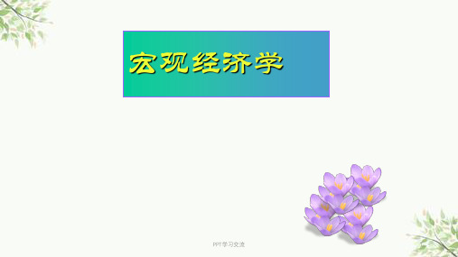 第一章--宏观经济学导论课件