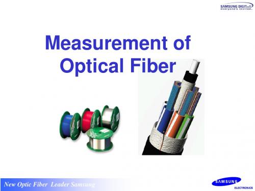 Optical Fiber Measurement