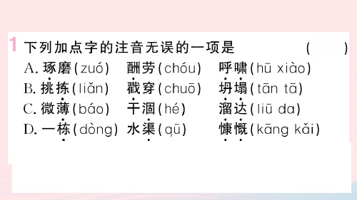 贵州专版七年级语文上册第四单元13植树的牧羊人名师公开课省级获奖课件新人教版.ppt