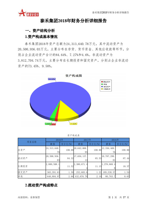 泰禾集团2018年财务分析详细报告-智泽华