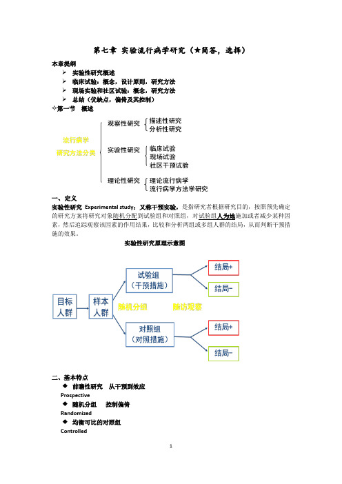 实验流行病学研究