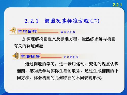 2.2.1椭圆及其标准方程(2)