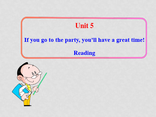 八年级英语上册 Unit 5 If you go to the party, you'll have a great time Reading课件 鲁教版五四制(1)