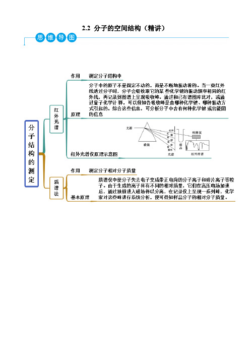 分子的空间结构(精讲)(原卷版)