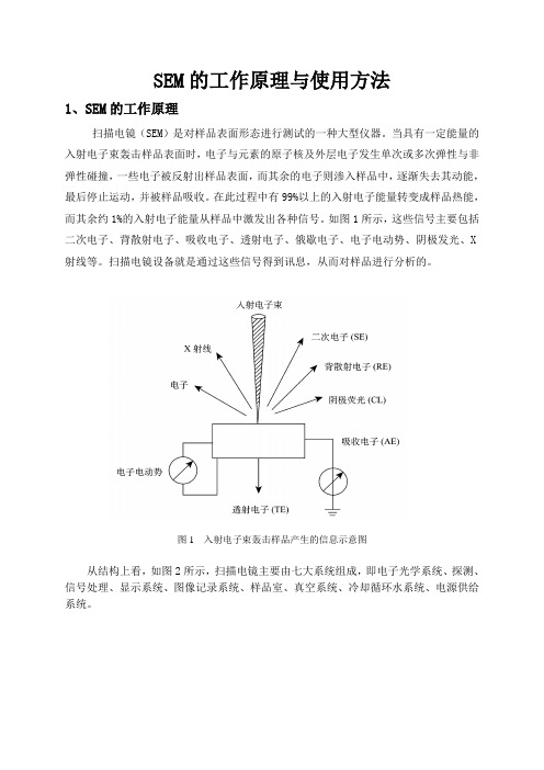 SEM工作原理与使用方法